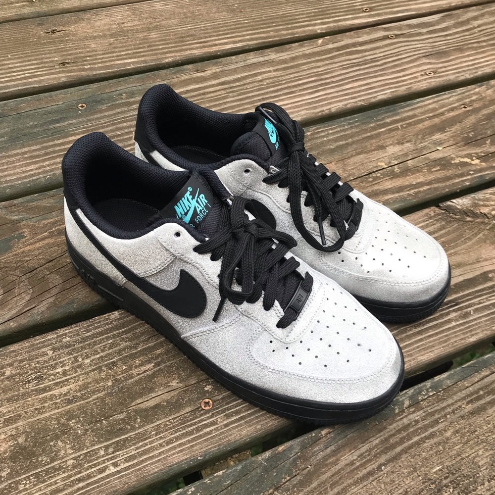 💍Silver sparkle💍Air Force one Nike shoes